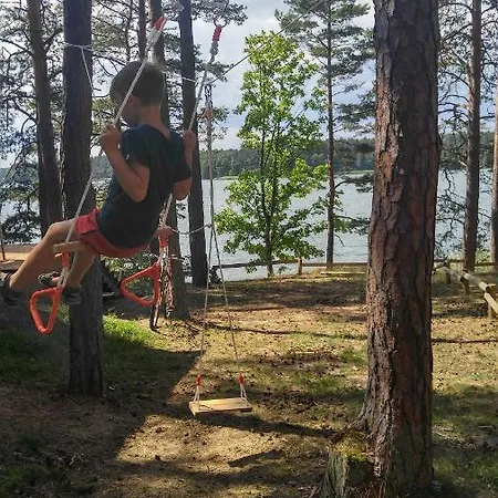 Zakatek Wdzydze Nad Samym Jeziorem - Pierwsza Linia Ferienhaus *