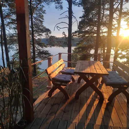 Zakatek Wdzydze Nad Samym Jeziorem - Pierwsza Linia Ferienhaus Borsk