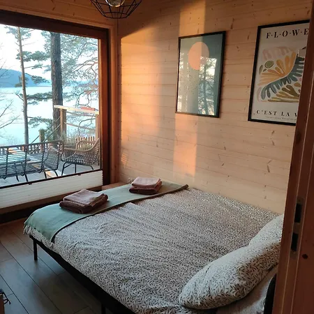 Zakatek Wdzydze Nad Samym Jeziorem - Pierwsza Linia Ferienhaus *