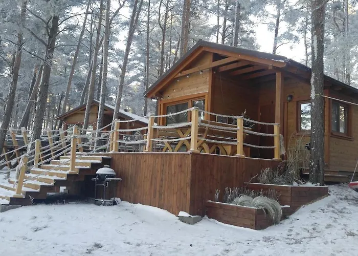 Дом отдыха Zakatek Wdzydze Nad Samym Jeziorem - Pierwsza Linia Борск